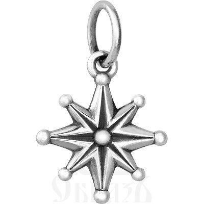 подвеска «богородичная звезда», серебро 925 проба (арт. 102.570)